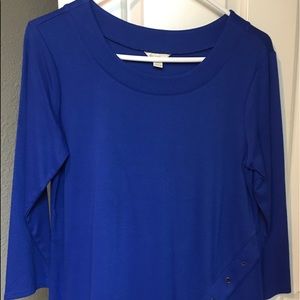 Cato brand; royal blue small top